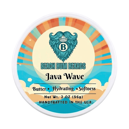 Java Wave Beard Butter — Warm Spice, Dark Amber, Coffee