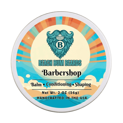 Barbershop Beard Balm — Bay Rum, Sandalwood, Lemon